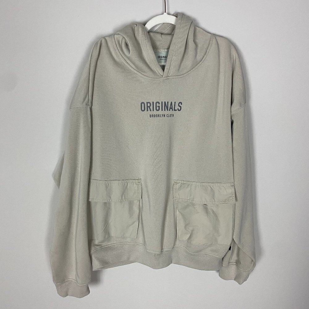 Originals Brooklyn Cloth Hoodie Front Flap Pockets Mens XL